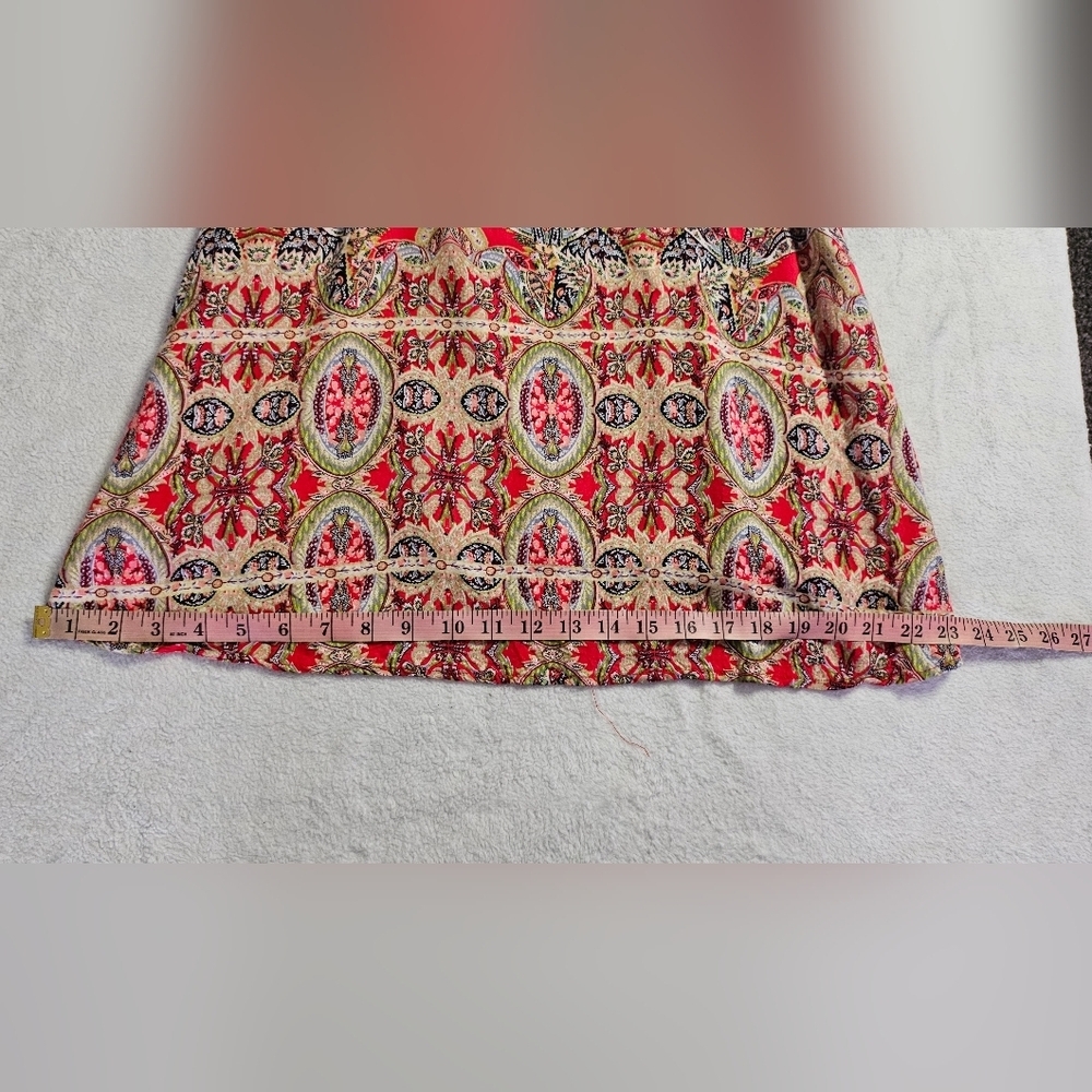 Lulus Design Major Red Print Swing Dress - Picture 9 of 10